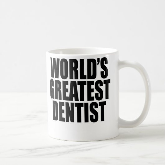 Der bestste Zahnarzt der Welt Kaffeetasse (Rechts)