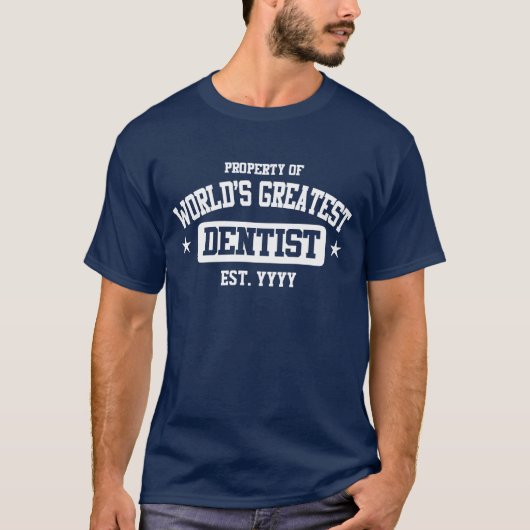 Der bestste Zahnarzt der Welt T-Shirt (Vorderseite)