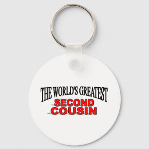 Der bestste zweite Cousin der Welt Schlüsselanhänger