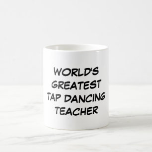 "Der beststen Welt stechen Tanzen-Lehrer-" Tasse