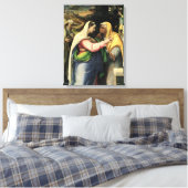 Der Besuch, 1519 Leinwanddruck (Insitu (Schlafzimmer))
