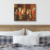 Der Besuch der Großmutter (Öl auf Leinwand) Leinwanddruck (Insitu (Schlafzimmer))