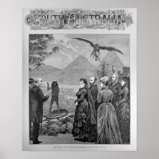 Der Besuch der Königin beim südaustralischen Geric Poster (Vorne)