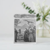 Der Besuch der Königin beim südaustralischen Geric Postkarte (Stehend Vorderseite)