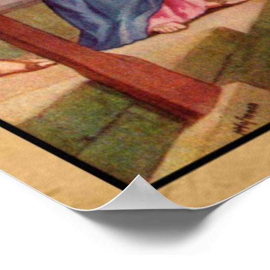 Der Besuch der Weisen Poster (Ecke)