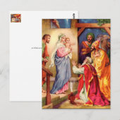 Der Besuch der Weisen Postkarte (Vorne/Hinten)