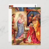 Der Besuch der Weisen Postkarte (Vorne/Hinten)