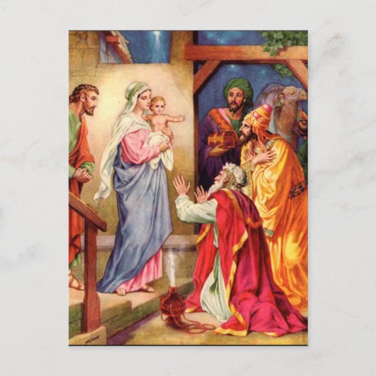 Der Besuch der Weisen Postkarte (Vorderseite)