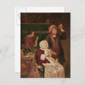 Der Besuch des Arztes Postkarte (Vorne/Hinten)