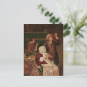 Der Besuch des Arztes Postkarte (Stehend Vorderseite)