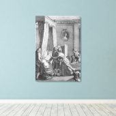 Der Besuch des Arztes von Boson Leinwanddruck (Insitu (Holzboden))