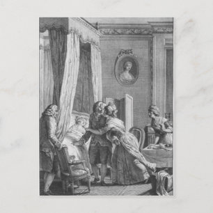 Der Besuch des Arztes von Boson Postkarte