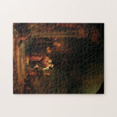 Der Besuch des Rembrandt-Puzzles Puzzle (Horizontal)
