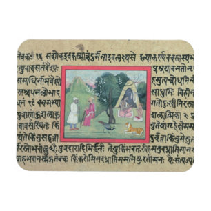 Der Besuch eines Rajput Leiters zu einem Magnet
