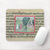 Der Besuch eines Rajput Leiters zu einem Mousepad (Mit Mouse)