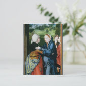 Der Besuch Postkarte (Stehend Vorderseite)