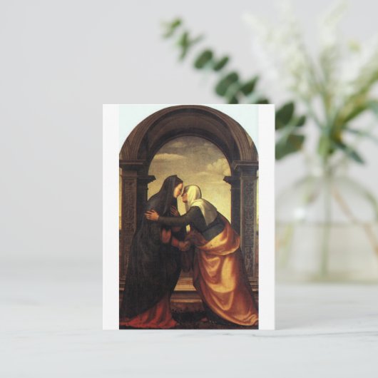 Der Besuch Postkarte (Stehend Vorderseite)