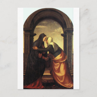 Der Besuch Postkarte