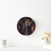 Der Besuch Runde Wanduhr (Zuhause)