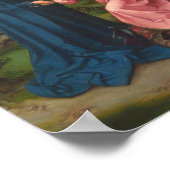 Der Besuch Saint Elisabeth zur Jungfrau Mary Poster (Ecke)