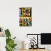 Der Besuch und die Auseinandersetzung mit Ärzten Poster (Heimbüro)