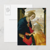 Der Besuch von 1491 Postkarte (Vorne/Hinten)
