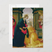 Der Besuch von 1491 Postkarte (Vorne/Hinten)