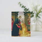 Der Besuch von 1491 Postkarte (Stehend Vorderseite)