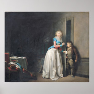 Der Besuch wurde 1789 empfangen Poster