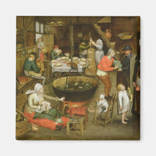 Der Besuch zum Bauernhof Magnet