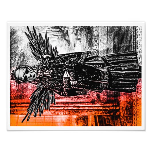 Der Besucher 11x14 Fotodruck (Vorne)