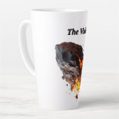 "Der Besucher" Asteroiden kosmischen Design Latte Milchtasse (Linke Ecke)