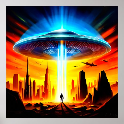 Der Besucher kommt an Poster (Vorne)