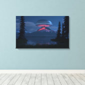 Der Besucher Leinwanddruck (Insitu (Holzboden))