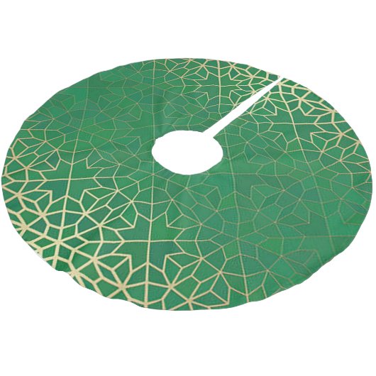 Der Bethlehem Star" Polyester Weihnachtsbaumdecke (Schrägansicht)