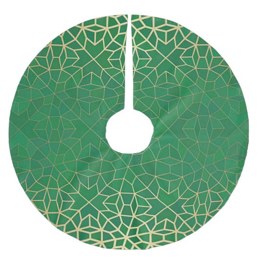 Der Bethlehem Star" Polyester Weihnachtsbaumdecke (Vorderseite)