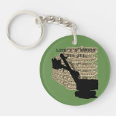 Der Betriebsingenieur für die Shovel im Nordwesten Schlüsselanhänger (Vorderseite)