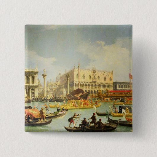 Der Betrothal des venezianischen Doge Button (Vorderseite)