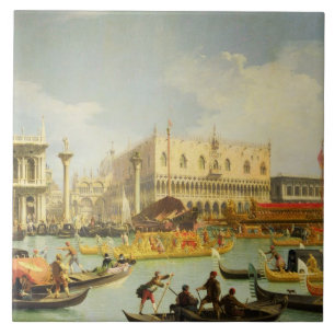 Der Betrothal des venezianischen Doge Fliese