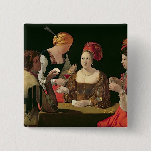 Der Betrüger mit dem Pik-Ase Button (Vorderseite)