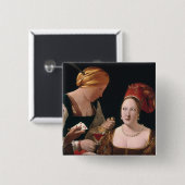 Der Betrüger mit dem Pik-Ase Button (Vorne & Hinten)