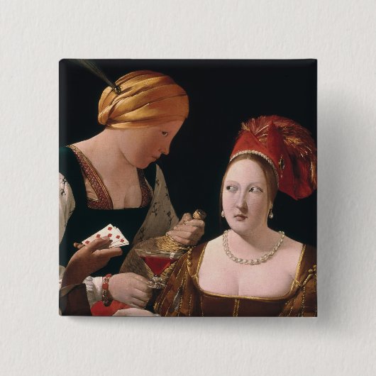 Der Betrüger mit dem Pik-Ase Button (Vorderseite)