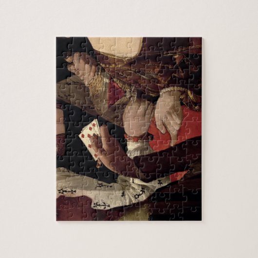 Der Betrüger mit dem Pik-Ase, Detail von Puzzle (Vertikal)