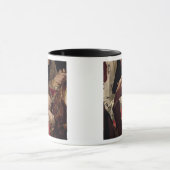 Der Betrüger mit dem Pik-Ase, Detail von Tasse (Zentrum)