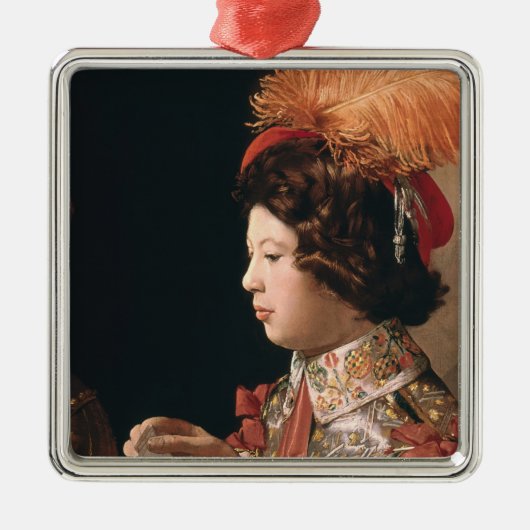 Der Betrüger mit dem Pik-Ase Ornament Aus Metall (Vorne)