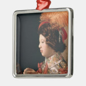 Der Betrüger mit dem Pik-Ase Ornament Aus Metall (Links)