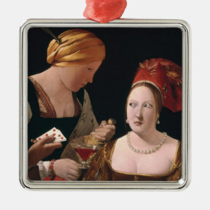 Der Betrüger mit dem Pik-Ase Silbernes Ornament