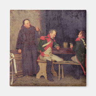 Der Betrüger (Öl auf Leinwand) (eins von Paaren  Magnet