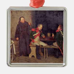 Der Betrüger (Öl auf Leinwand) (eins von Paaren - Silbernes Ornament