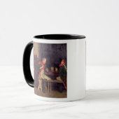 Der Betrüger (Öl auf Leinwand) (eins von Paaren - Tasse (Vorderseite Links)